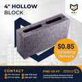 4" Hollow Block